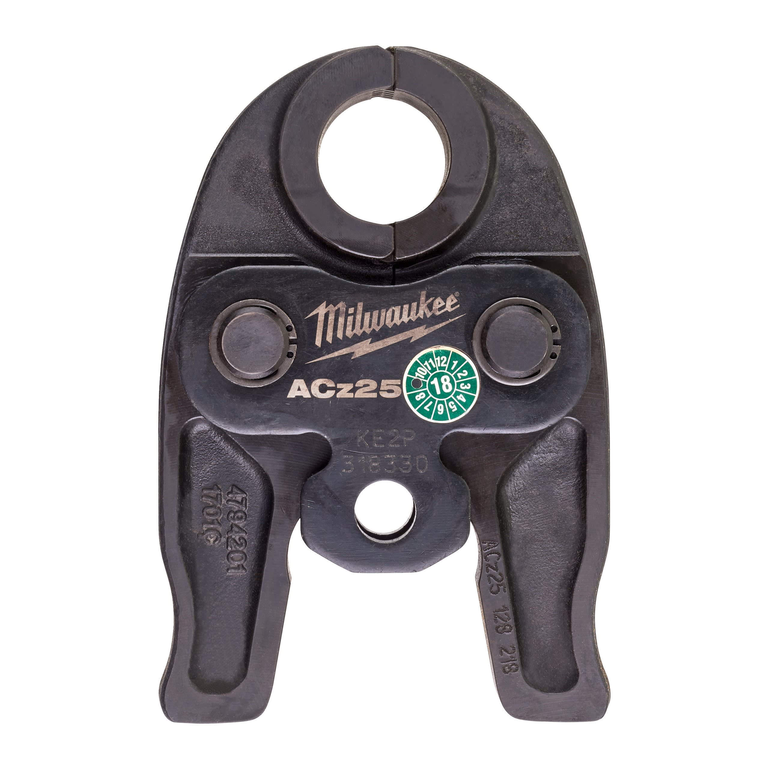 MILWAUKEE - MÂCHOIRES PINCES A SERTIR FORCE LOGIC J12-ACZ 25