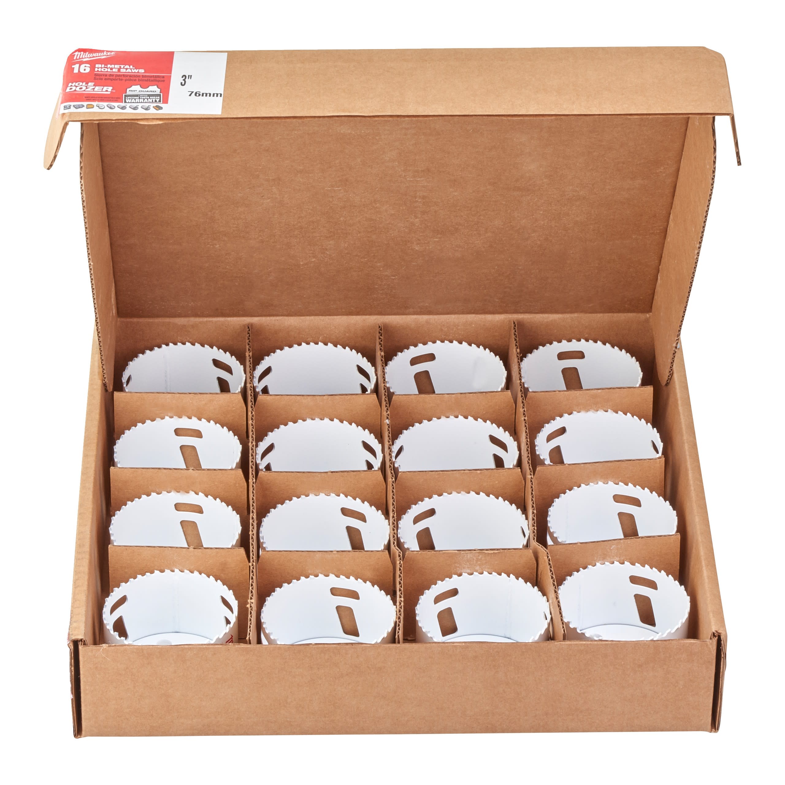 MILWAUKEE - SCIES CLOCHES BIMÉTAL COBALT PAR LOT