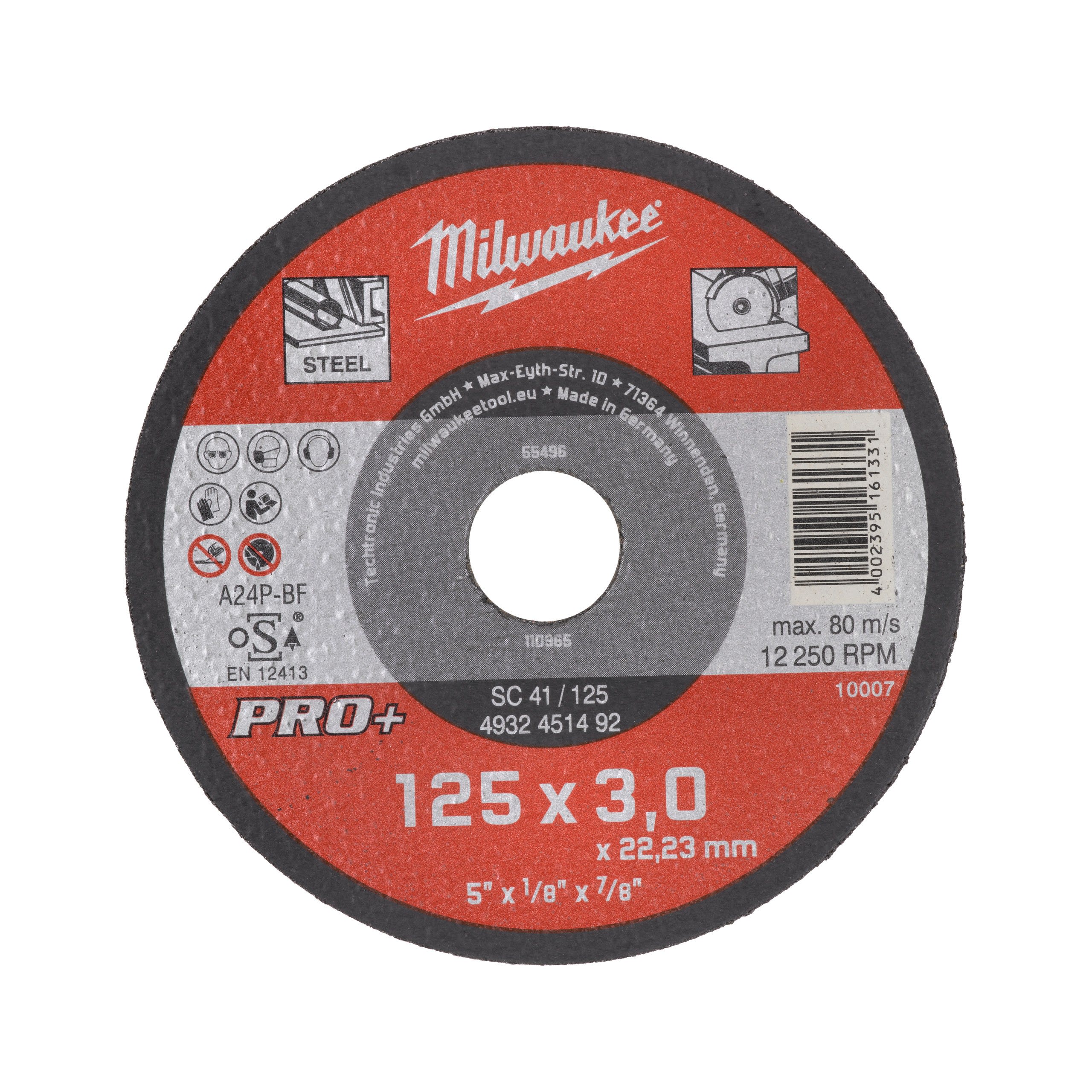 MILWAUKEE - DISQUES A TRONCONNER PRO+