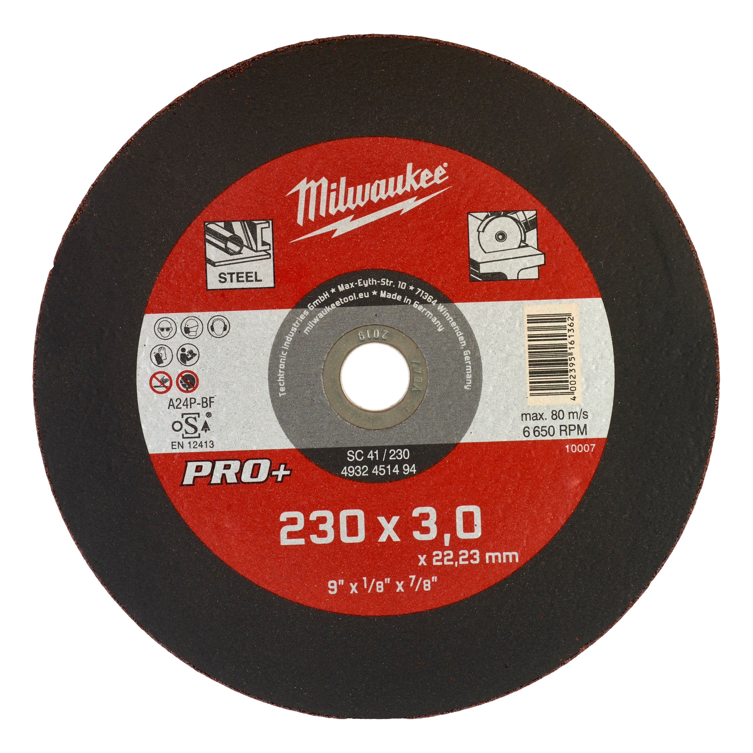 MILWAUKEE - DISQUES A TRONCONNER PRO+