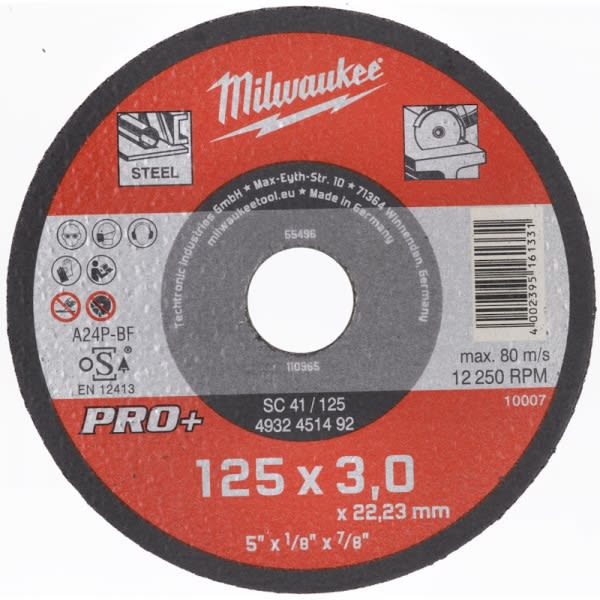 MILWAUKEE - DISQUES A TRONCONNER PRO+