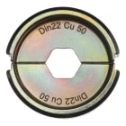 MILWAUKEE - MATRICE POUR SERTISSEUSE FORCE LOGIC (ELECTRICITE) DIN22 CU 50