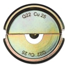 MILWAUKEE - MATRICE POUR SERTISSEUSE FORCE LOGIC (ELECTRICITE) Q22 CU 25 Q22 CU 25