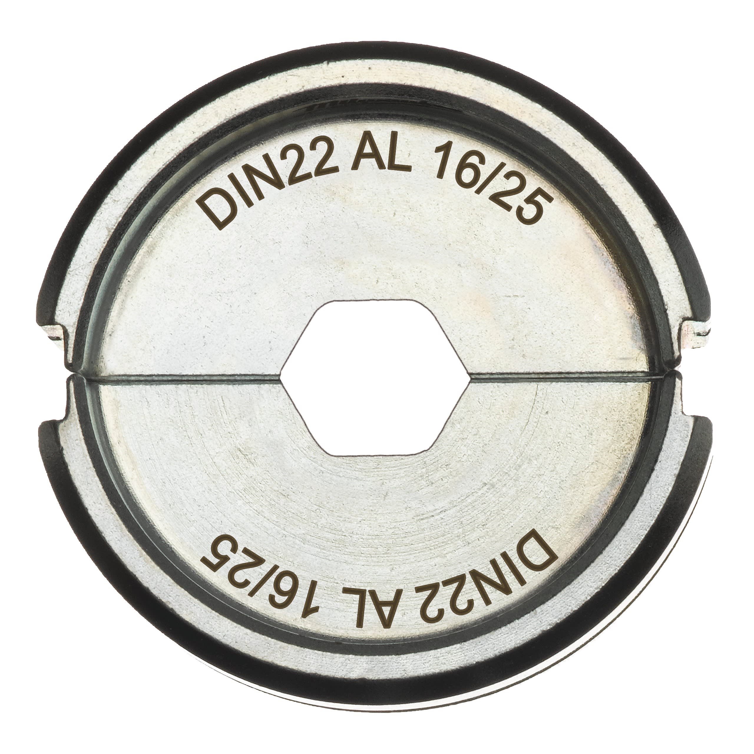 MILWAUKEE - MATRICE POUR SERTISSEUSE FORCE LOGIC (ELECTRICITE) DIN22 AL 16/25