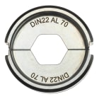 MILWAUKEE - MATRICE POUR SERTISSEUSE FORCE LOGIC (ELECTRICITE) DIN22 AL 70
