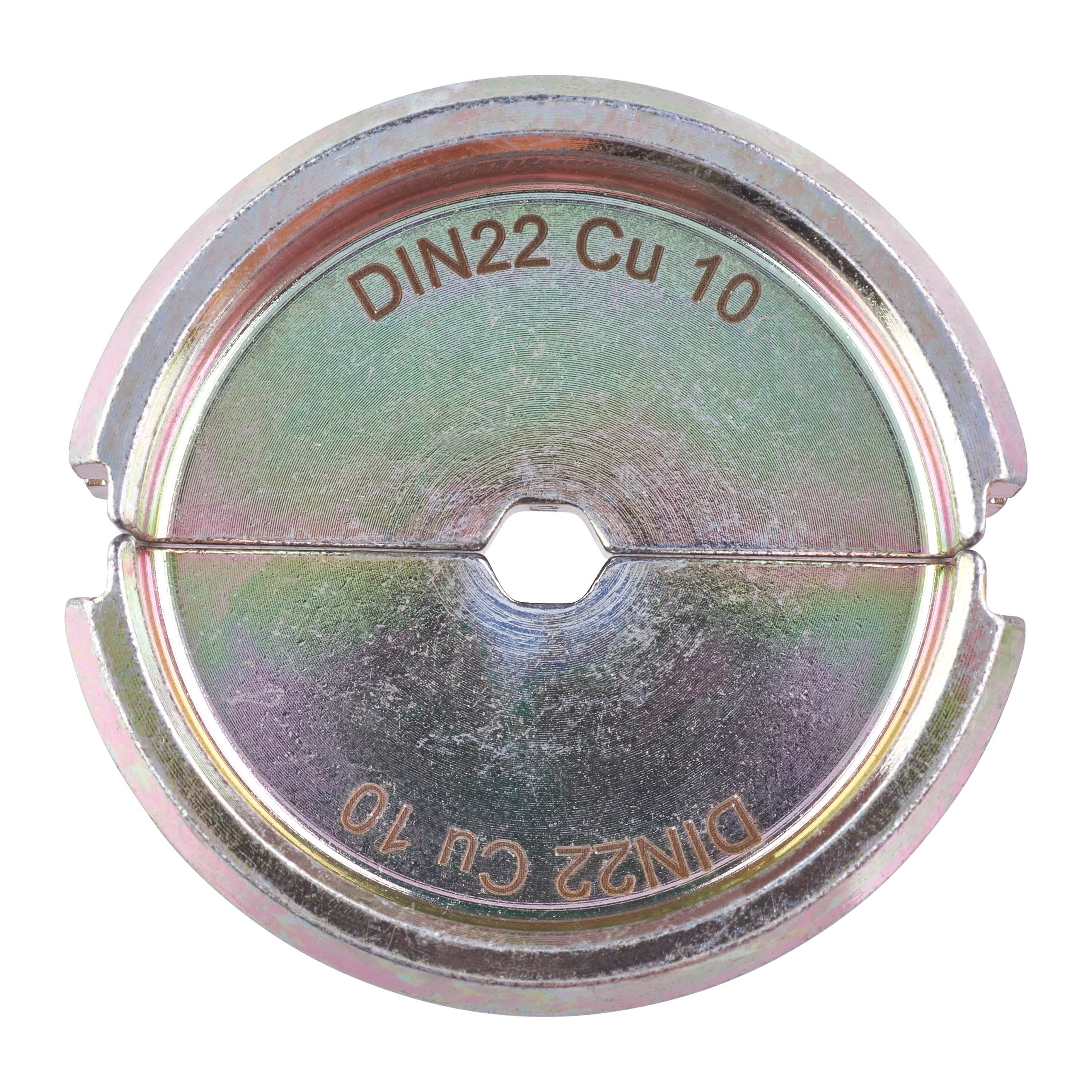 MILWAUKEE - MATRICE POUR SERTISSEUSE FORCE LOGIC (ELECTRICITE) DIN22 CU 10