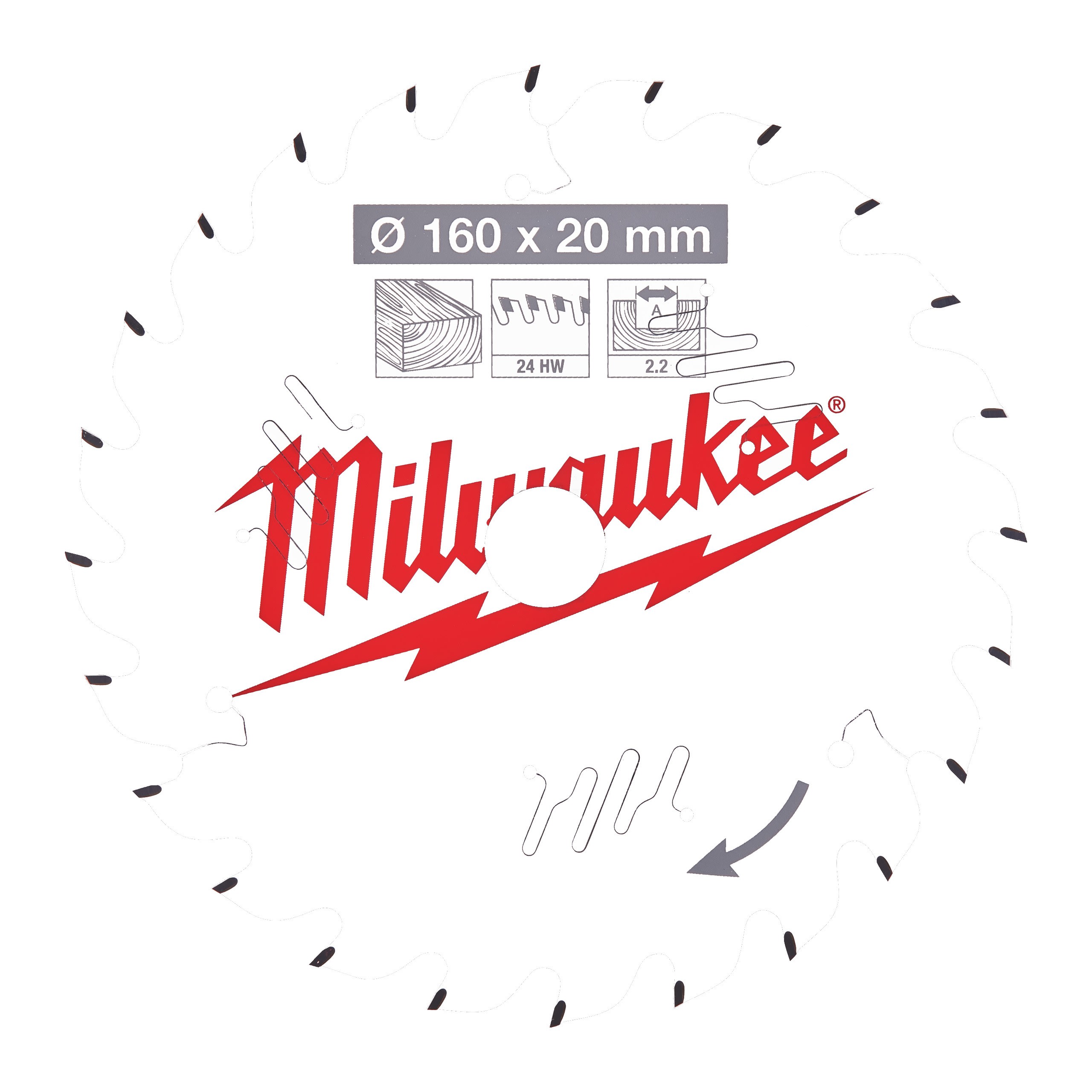 MILWAUKEE - LAMES SCIE CIRULAIRE BOIS