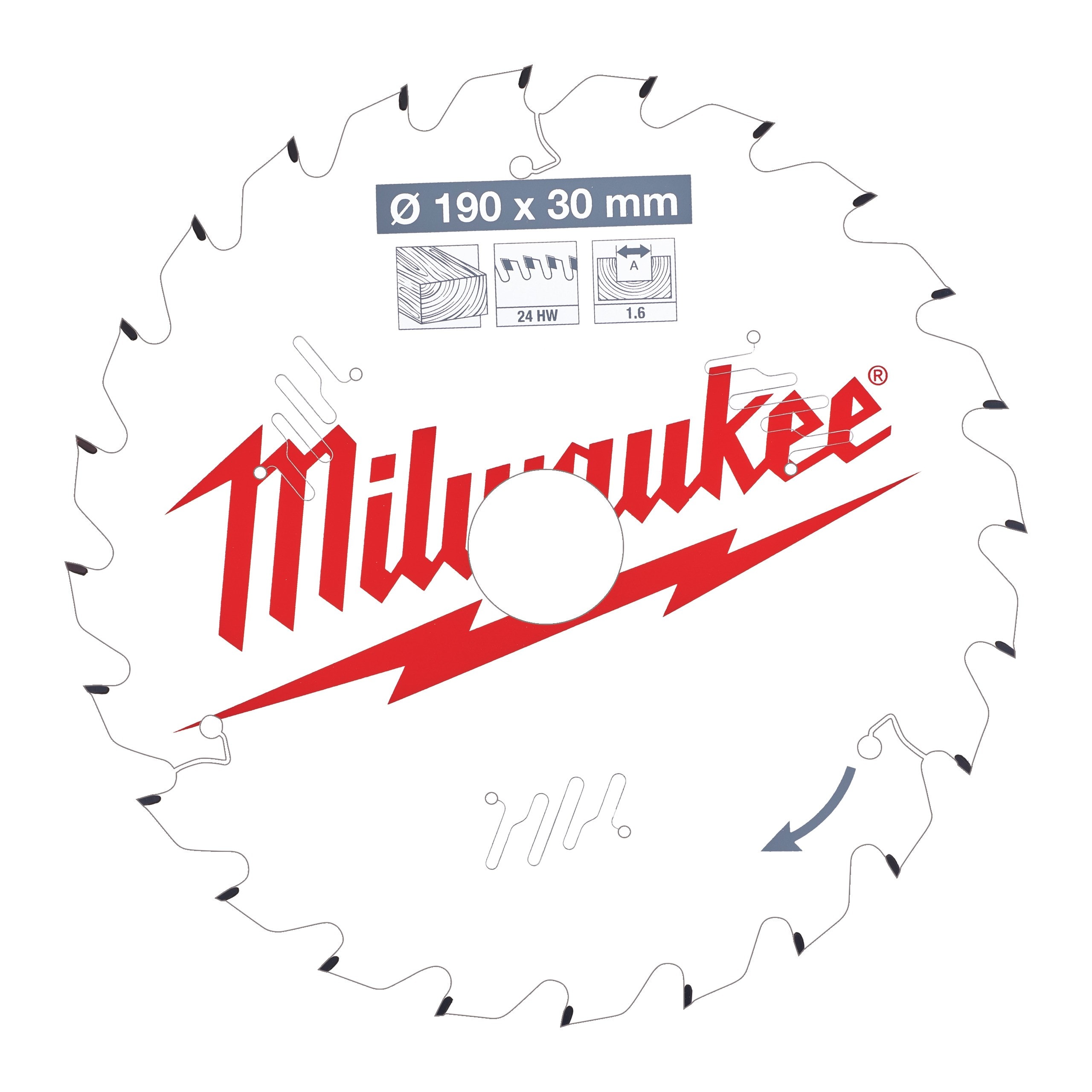 MILWAUKEE - LAMES SCIE CIRULAIRE BOIS