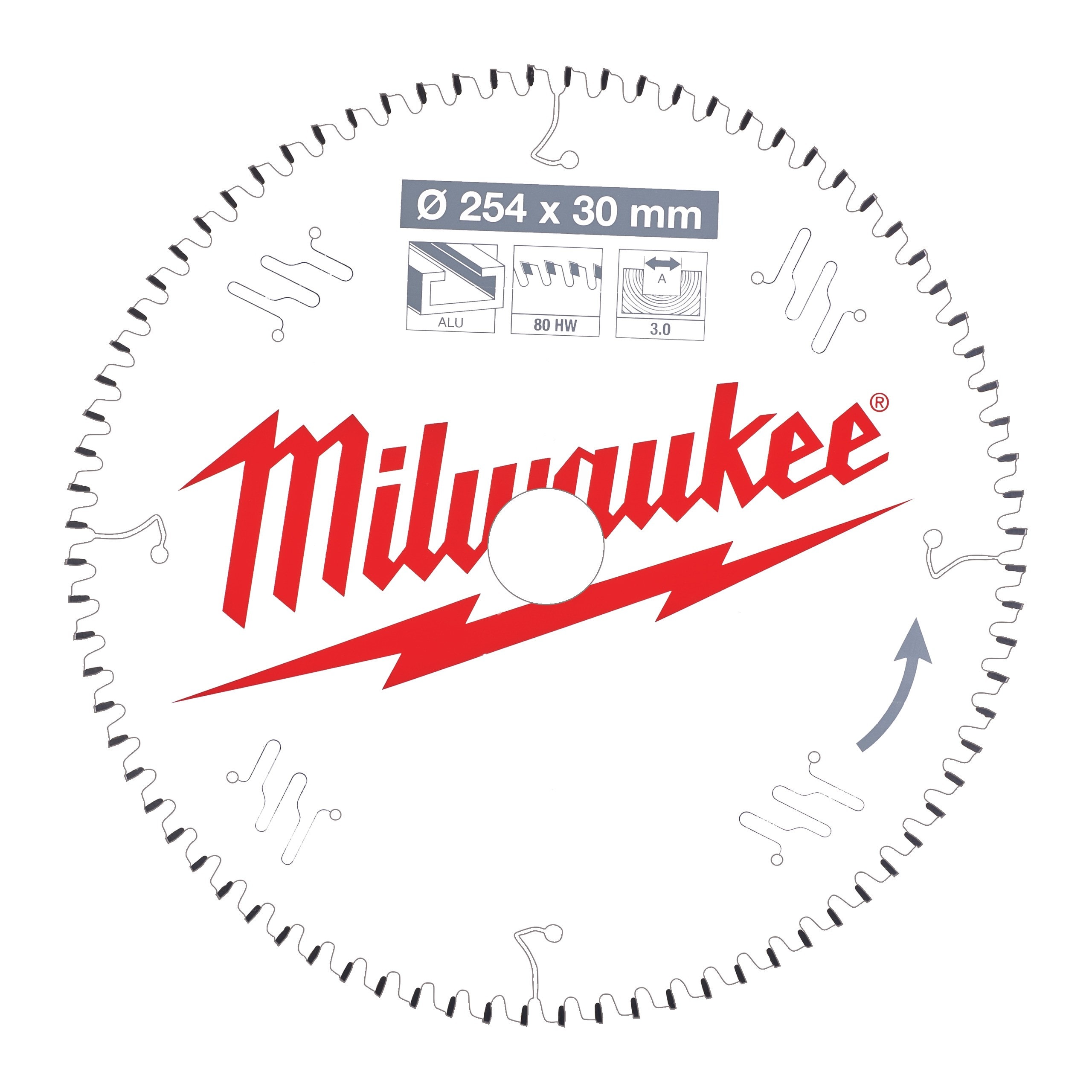 MILWAUKEE - LAME SCIE ONGLET ALU