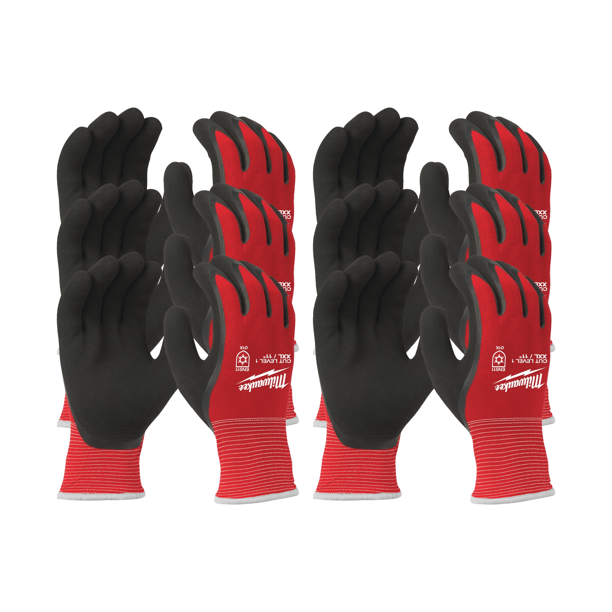 MILWAUKEE - GANTS HIVER ANTI-COUPURE DOUBLE ENDUCTION LATEX