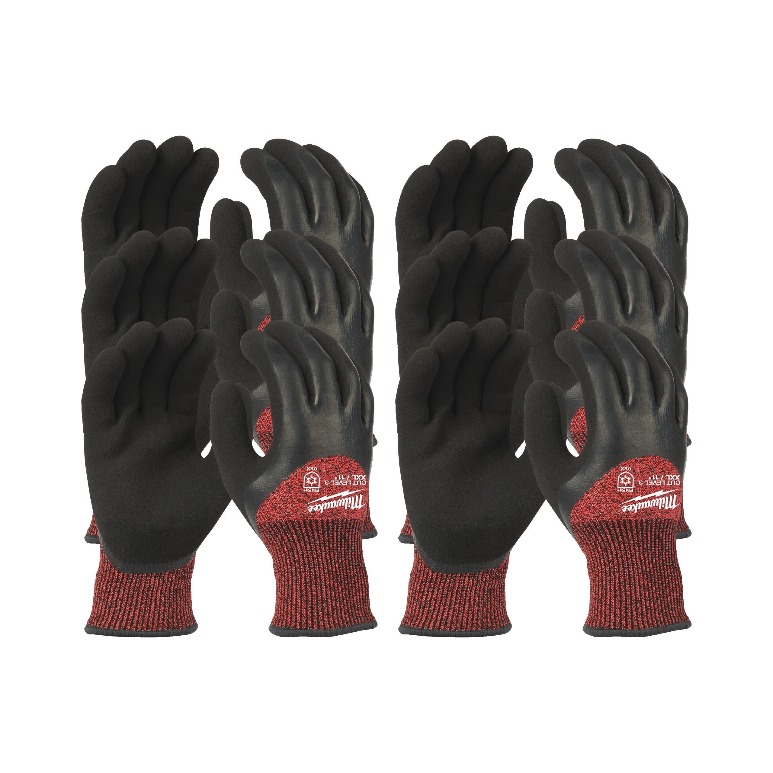 MILWAUKEE - GANTS HIVER ANTI-COUPURE DOUBLE ENDUCTION LATEX