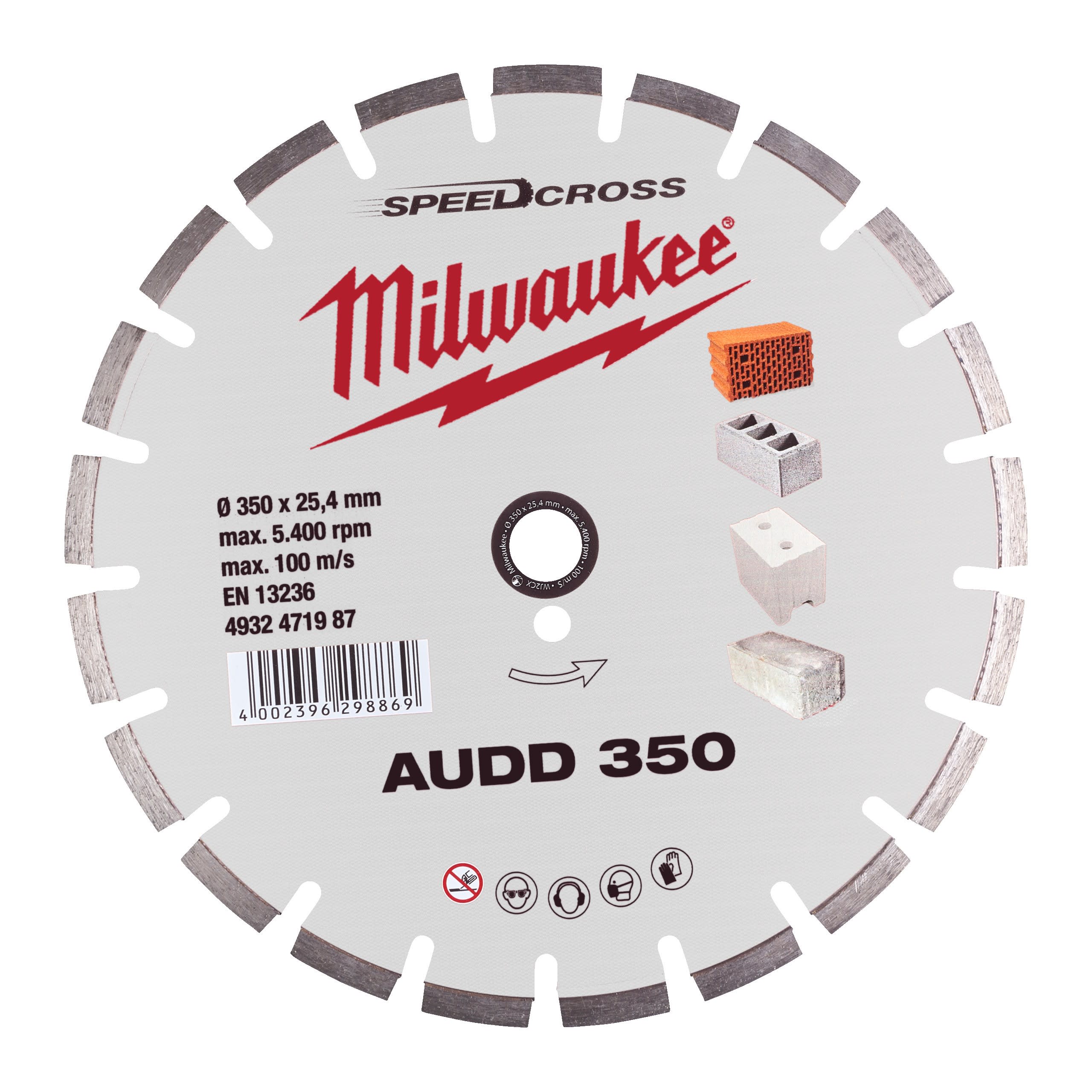 MILWAUKEE - DISQUES DIAMANT