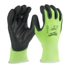 MILWAUKEE - GANTS ANTI-COUPURE HAUTE-VISIBILITÉ ENDUCTION PU