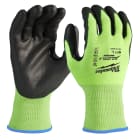 MILWAUKEE - GANTS ANTI-COUPURE HAUTE-VISIBILITÉ ENDUCTION PU