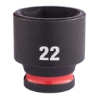 MILWAUKEE - DOUILLE SHOCKWAVE HEXAGONALE 3/8 COURTE