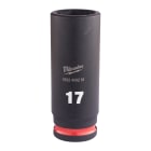 MILWAUKEE - DOUILLE SHOCKWAVE HEXAGONALE 3/8 LONGUE