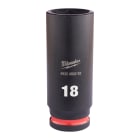 MILWAUKEE - DOUILLE SHOCKWAVE HEXAGONALE 3/8 LONGUE