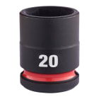MILWAUKEE - DOUILLE SHOCKWAVE HEXAGONALE 1/2 COURTE