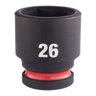MILWAUKEE - DOUILLE SHOCKWAVE HEXAGONALE 1/2 COURTE
