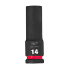 MILWAUKEE - DOUILLE SHOCKWAVE HEXAGONALE 1/2 LONGUE
