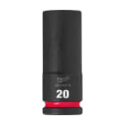 MILWAUKEE - DOUILLE SHOCKWAVE HEXAGONALE 1/2 LONGUE