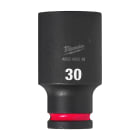 MILWAUKEE - DOUILLE SHOCKWAVE HEXAGONALE 1/2 LONGUE