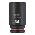 MILWAUKEE - DOUILLE SHOCKWAVE HEXAGONALE 3/4 LONGUE