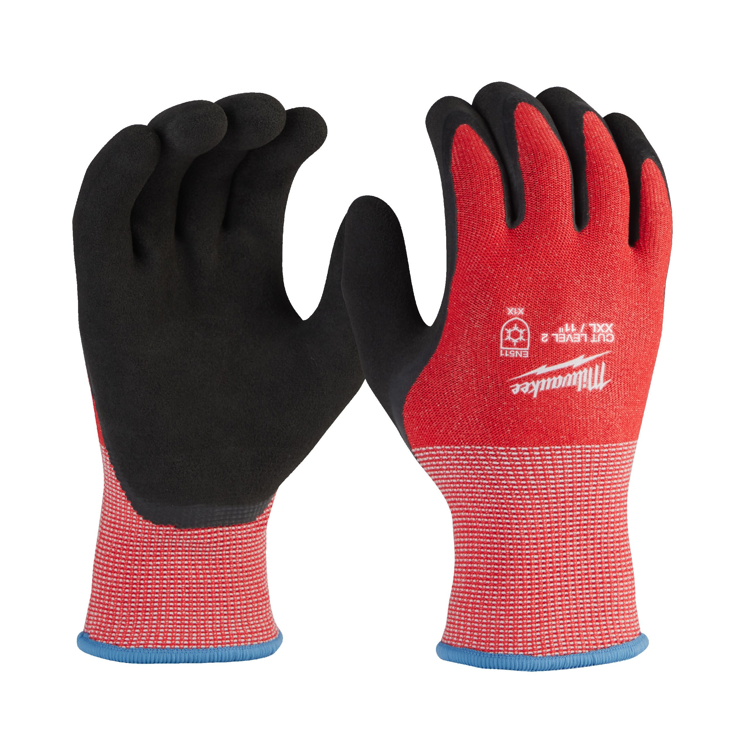 MILWAUKEE - GANTS HIVER ANTI-COUPURE DOUBLE ENDUCTION LATEX