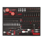 MILWAUKEE - Module servante Cliquets et douilles 1/4", 3/8" 171 pcs