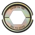 MILWAUKEE - MATRICE POUR SERTISSEUSE FORCE LOGIC (ELECTRICITE) DIN22 CU 150