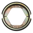 MILWAUKEE - MATRICE POUR SERTISSEUSE FORCE LOGIC (ELECTRICITE) DIN13 CU 240