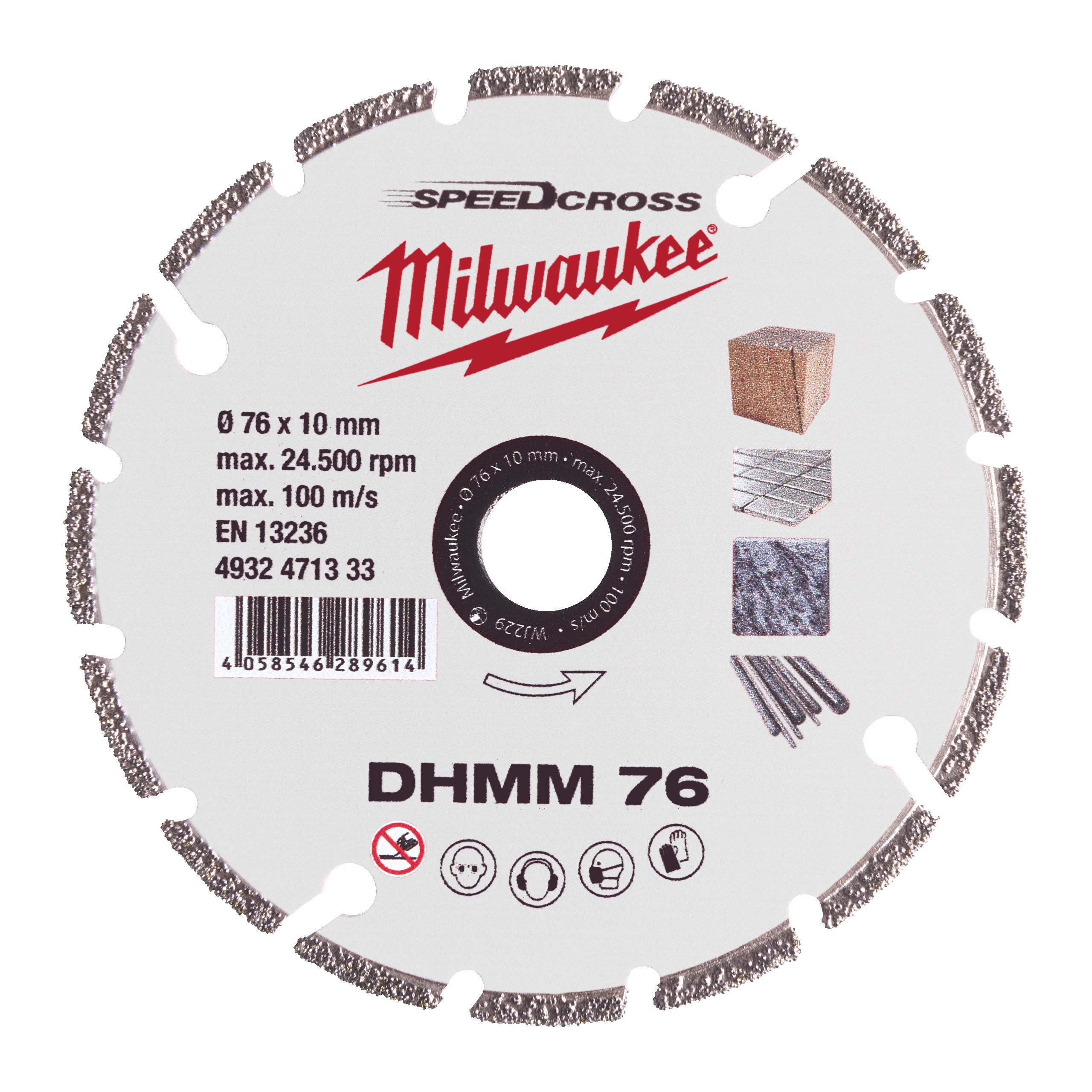 MILWAUKEE - DISQUES A TRONCONNER POUR MEULEUSE 12 VOLTS