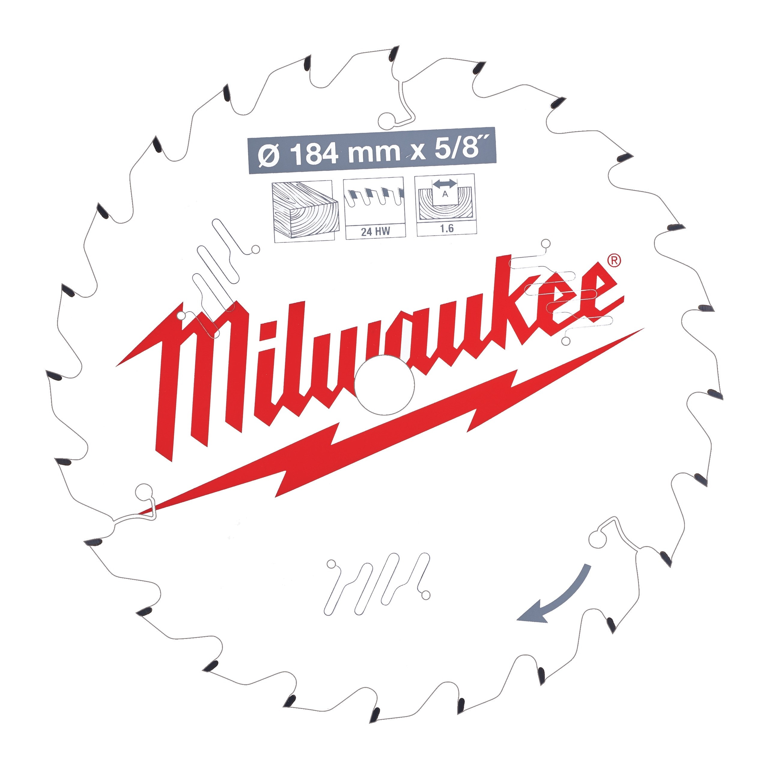 MILWAUKEE - LAMES SCIE CIRULAIRE BOIS