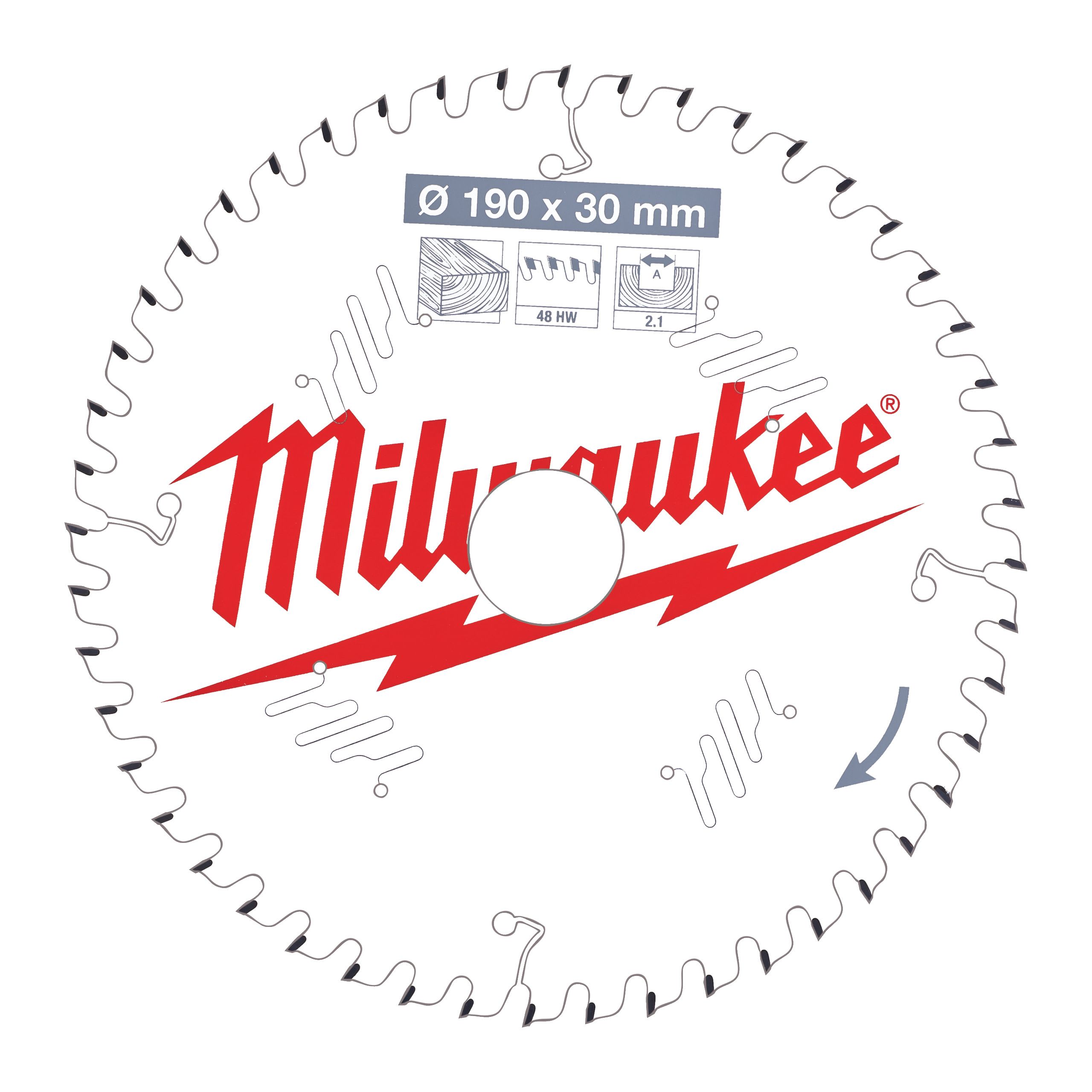 MILWAUKEE - Lames Scie Cirulaire Bois - 4932471380
