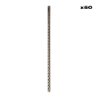 MILWAUKEE - FORET SDS PLUS MX4 4 TAILLANTS PACK DE 50 PCS