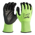 MILWAUKEE - GANTS ANTI-COUPURE HAUTE-VISIBILITÉ ENDUCTION PU