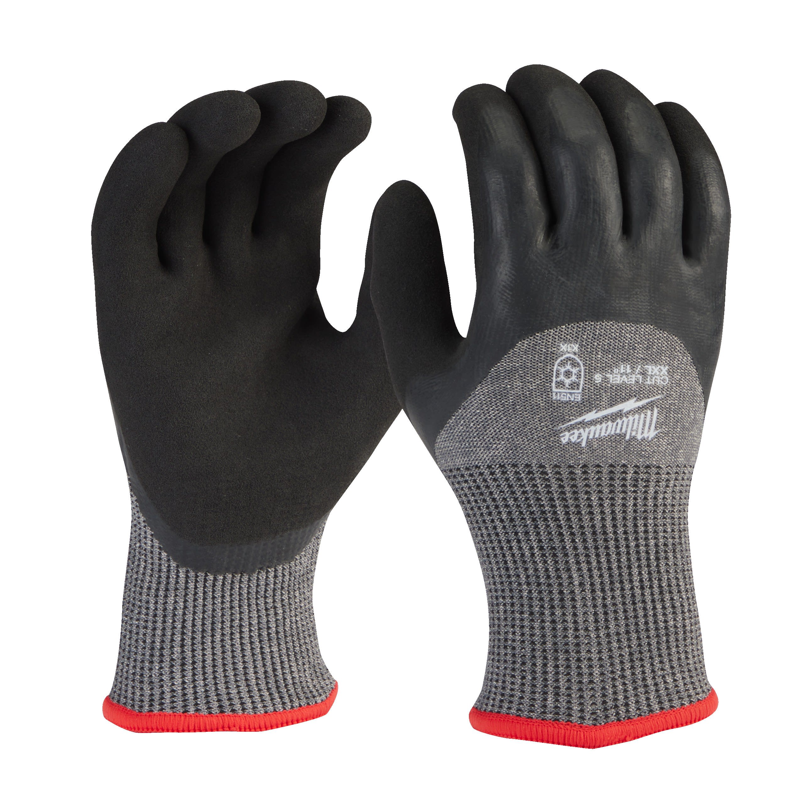 MILWAUKEE - GANTS HIVER ANTI-COUPURE DOUBLE ENDUCTION LATEX
