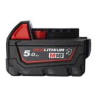 MILWAUKEE - BATTERIE 18 VOLTS 5AH M18 B 5-CR M18 B5-CR