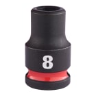 MILWAUKEE - DOUILLE SHOCKWAVE HEXAGONALE 3/8 COURTE