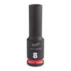 MILWAUKEE - DOUILLE SHOCKWAVE HEXAGONALE 3/8 LONGUE