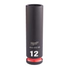 MILWAUKEE - DOUILLE SHOCKWAVE HEXAGONALE 3/8 LONGUE