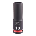 MILWAUKEE - DOUILLE SHOCKWAVE HEXAGONALE 3/8 LONGUE