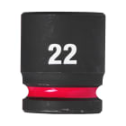 MILWAUKEE - DOUILLE SHOCKWAVE HEXAGONALE 1/2 COURTE