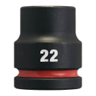 MILWAUKEE - DOUILLE SHOCKWAVE HEXAGONALE 3/4 COURTE