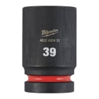 MILWAUKEE - DOUILLE SHOCKWAVE HEXAGONALE 1" LONGUE