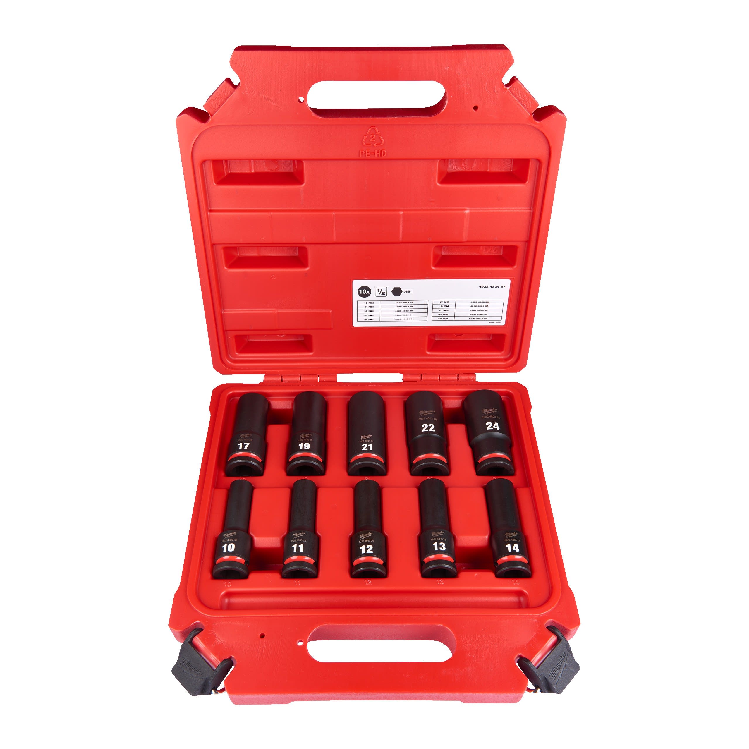 MILWAUKEE - COFFRET DE DOUILLE SHOCKWAVE 1/2