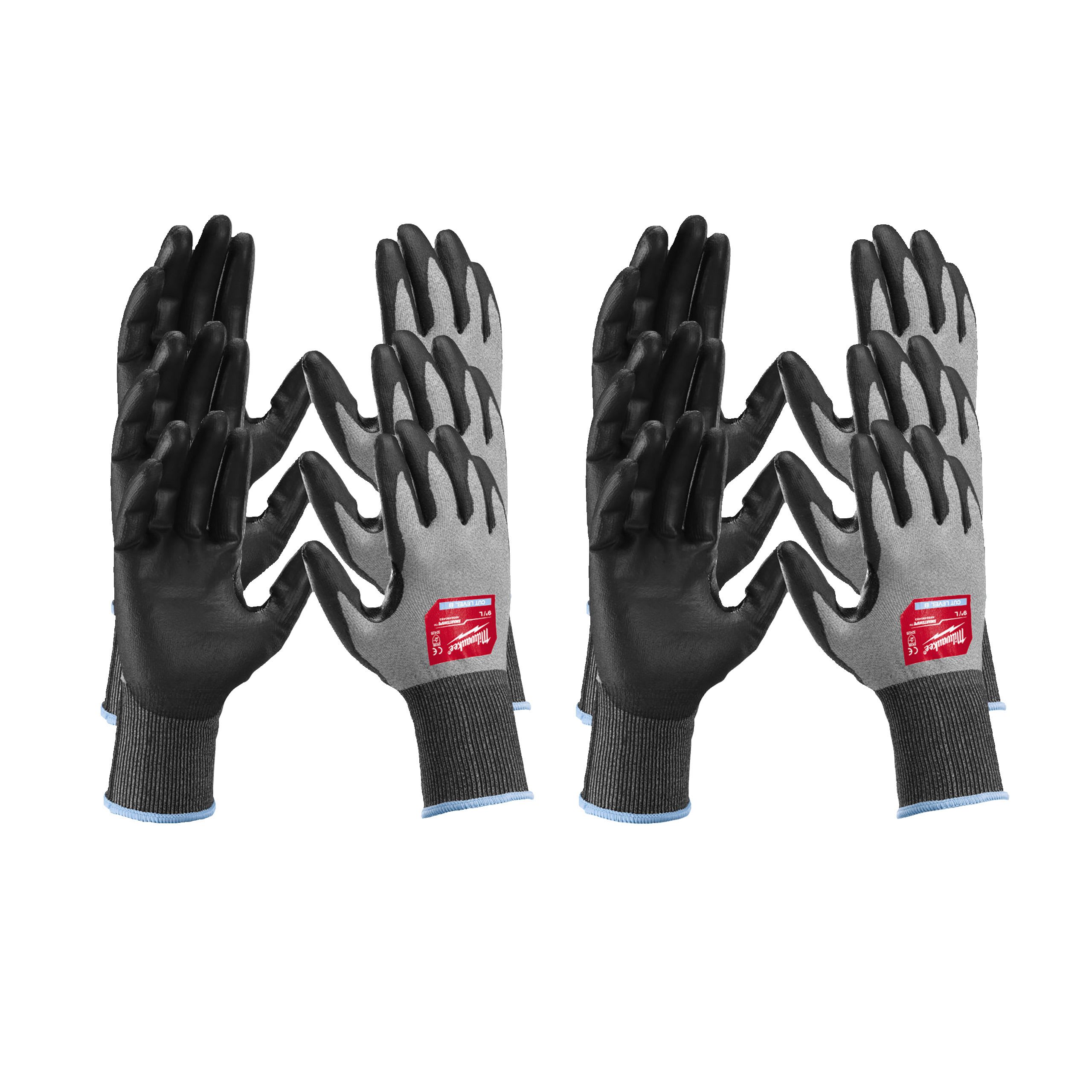 MILWAUKEE - Gants Anti-Coupure Hi-Dex Enduction Pu Jauge 18 - 4932480506