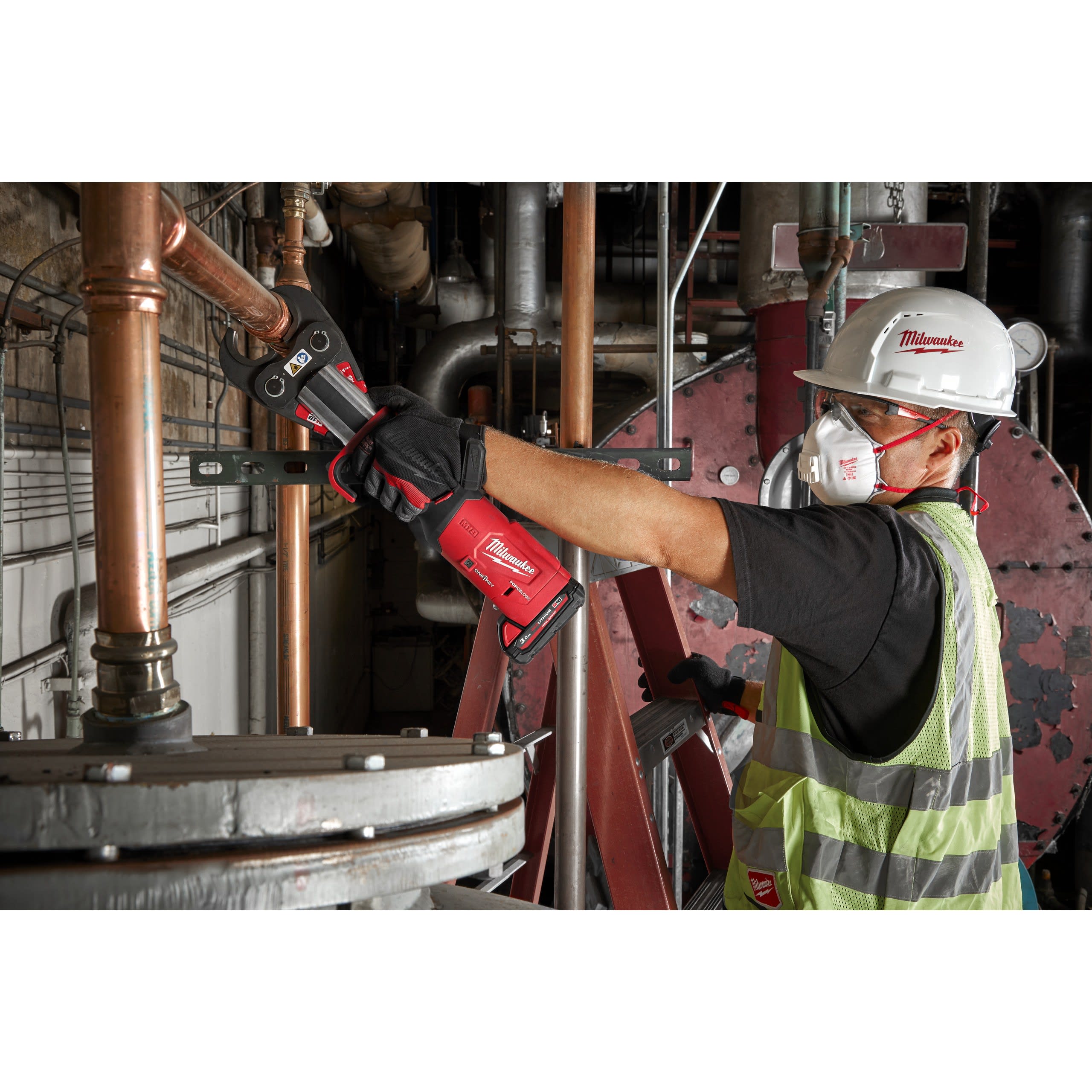 MILWAUKEE - PINCE A SERTIR 18V BRUSHLESS ONE KEY FORCE LOGIC M18 ONEBLHPT-302C
