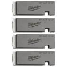 MILWAUKEE - Set de peignes 1/2"-3/4" BSPT Alloy - Carton