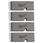 MILWAUKEE - Set de peignes 1"-2" BSPT Alloy - Carton